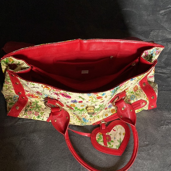 Vintage floral print ALDO bag - Picture 2 of 5